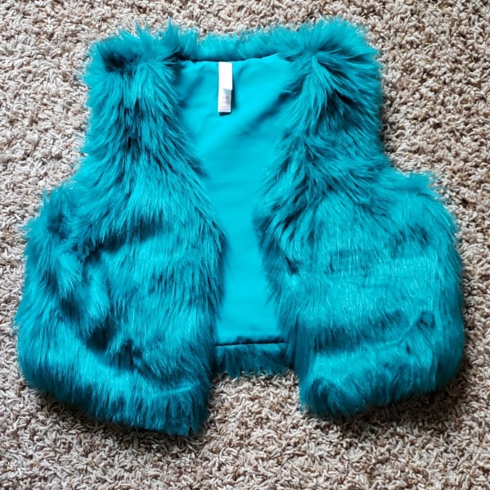 Faux Fur Girls Vest